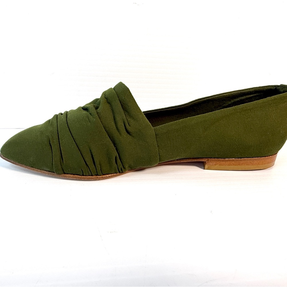 Kenneth Cole Olive Green Slip-On Shoes - Picture 6 of 11